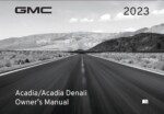 2023 gmc acadia owner's manual