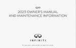 2023 infiniti q50 owner's manual