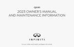 2023 infiniti qx80 owner's manual