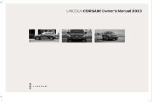 2023 lincoln corsair owner's manual