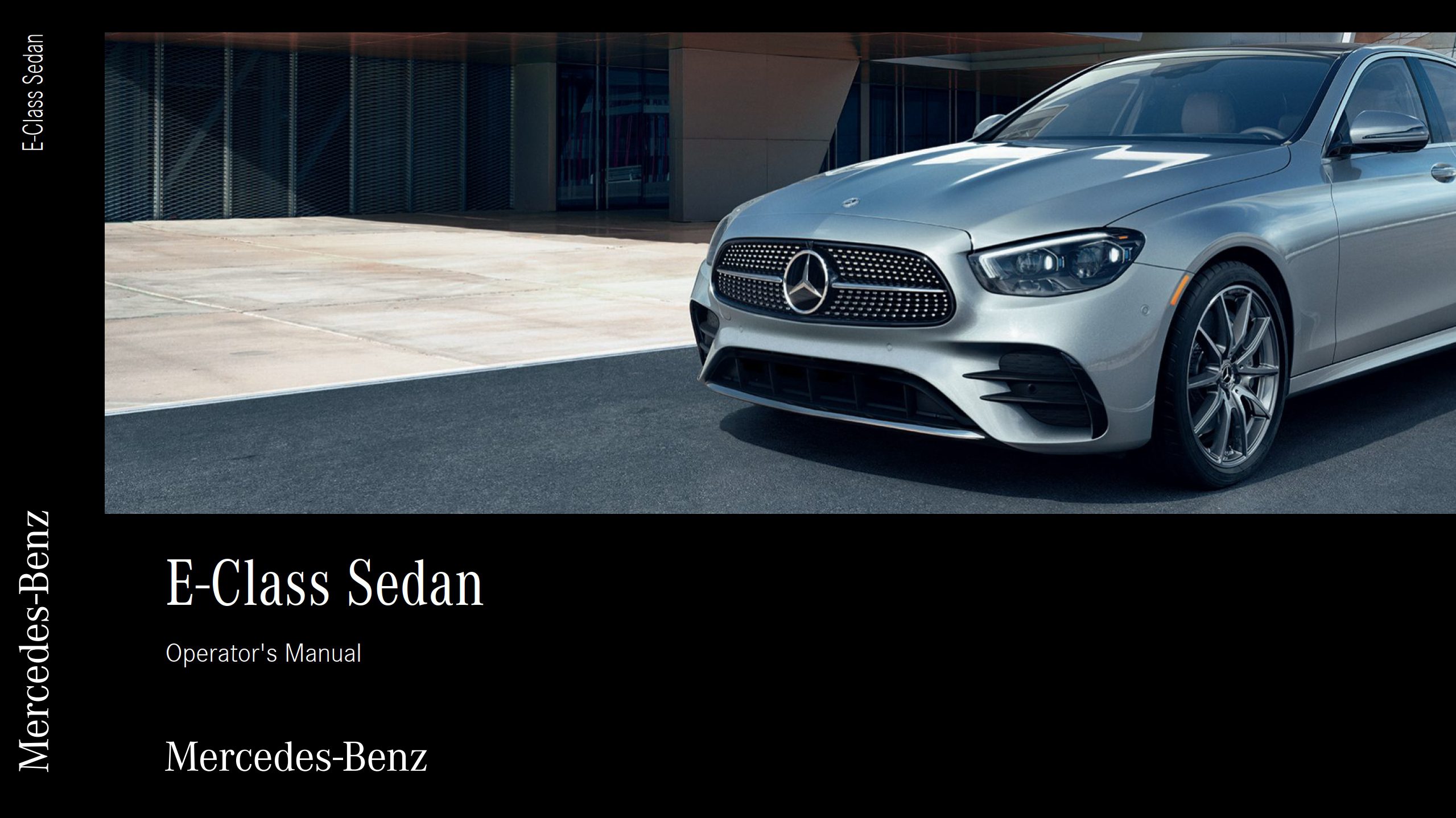 2023 mercedes benz e class owner's manual