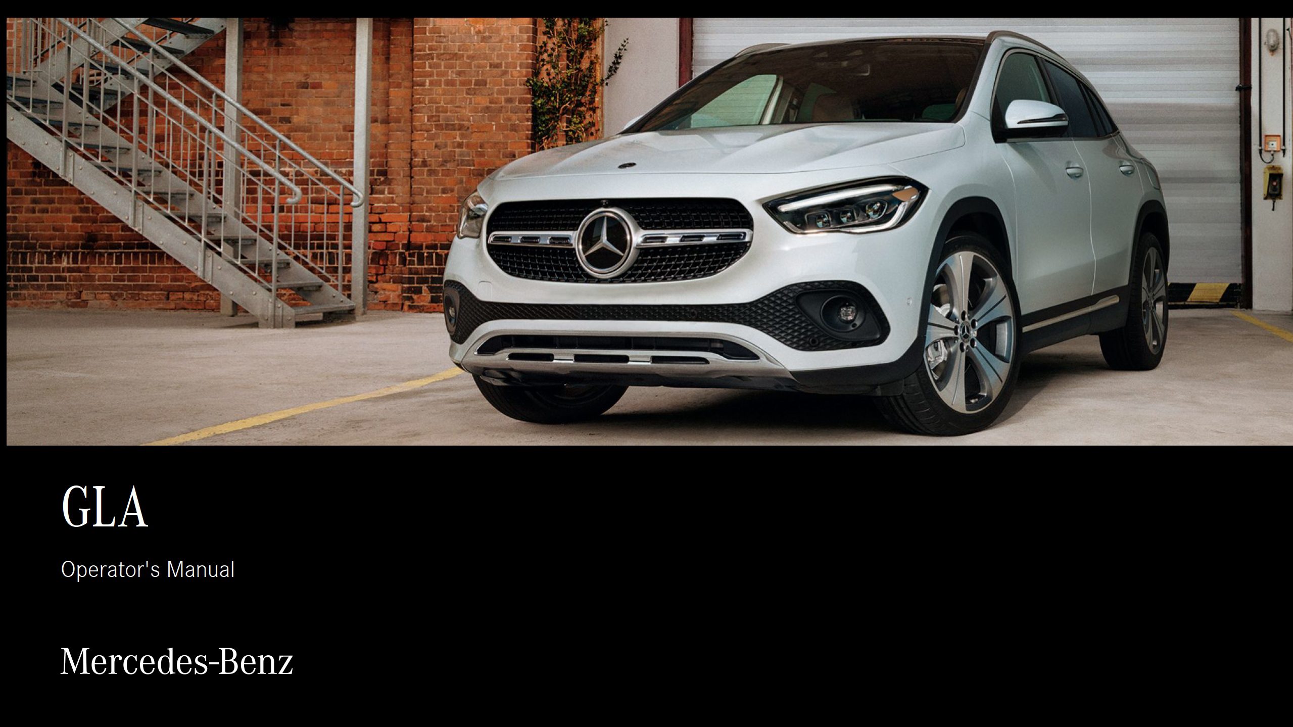 2023 mercedes benz gla owner's manual