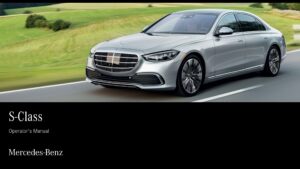 2023 mercedes benz s class owner's manual