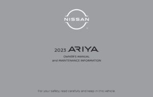 2023 nissan ariya owner's manual