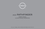 2023 nissan pathfinder owner's manual