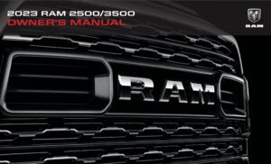 2023 ram 2500 3500 owner's manual