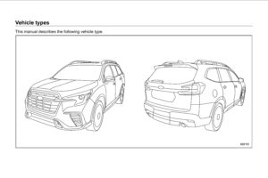 2023 subaru ascent owner's manual