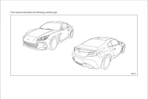 2023 subaru brz owner's manual