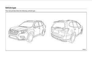 2023 subaru forester owner's manual