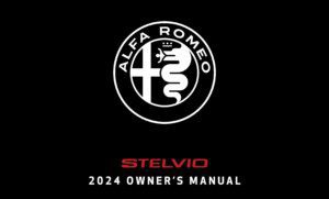 2024 alfa romeo stelvio owner's manual