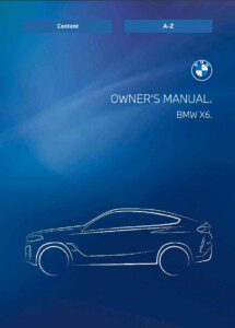 2024 bmw x6 owner's manual