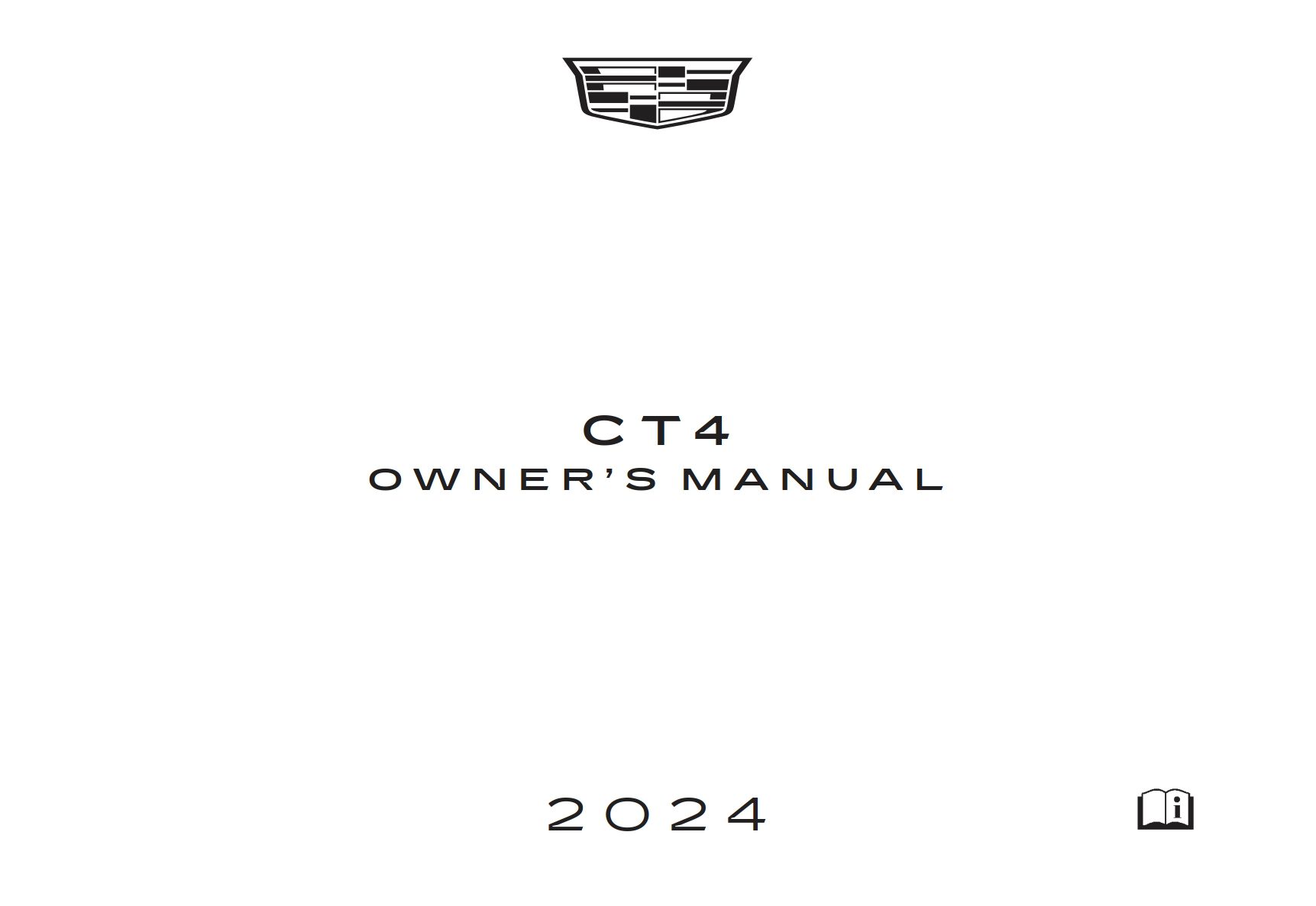 2024 cadillac ct4 owner's manual