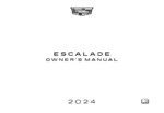 2024 cadillac escalade owner's manual