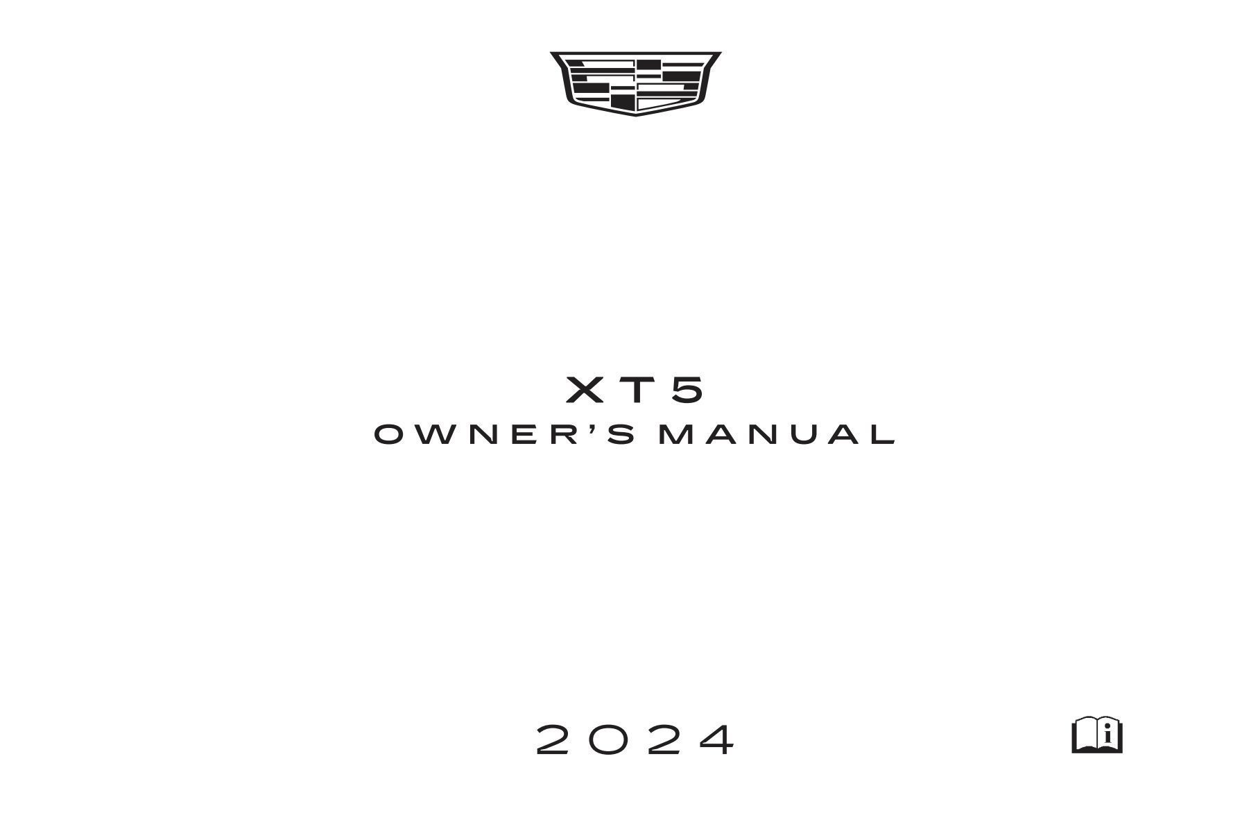 2024 cadillac xt5 owner's manual