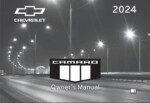 2024 chevrolet camaro owner's manual