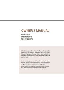 2024 genesis gv70 owner's manual