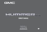 2024 hummer ev owner's manual