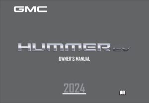 2024 hummer ev owner's manual