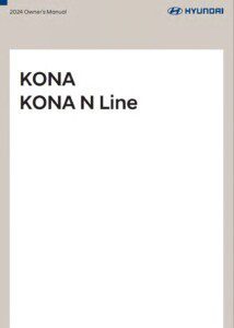 2024 hyundai kona owner's manual