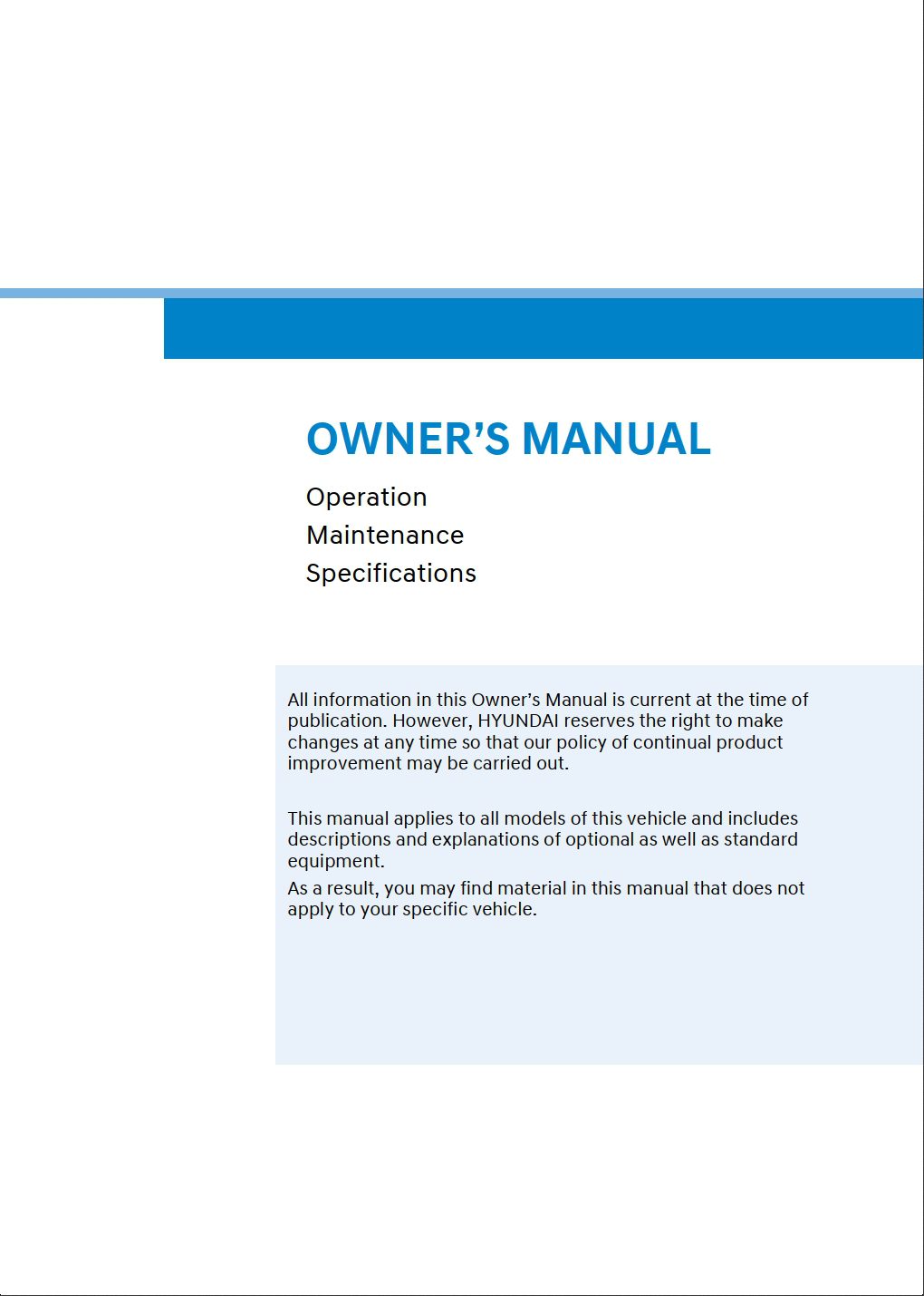 2024 hyundai sonata hybrid owner's manual