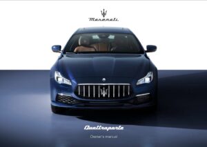 2024 maserati quattroporte owner's manual