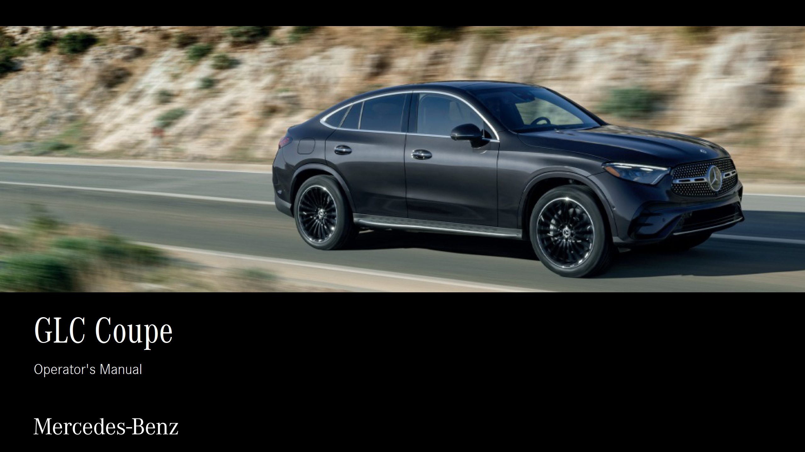 2024 mercedes benz glc coupe owner's manual