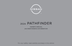 2024 nissan pathfinder owner's manual