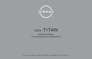 2024 nissan titan owner's manual