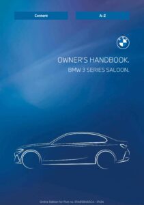 2025 bmw 3 series owner's manual