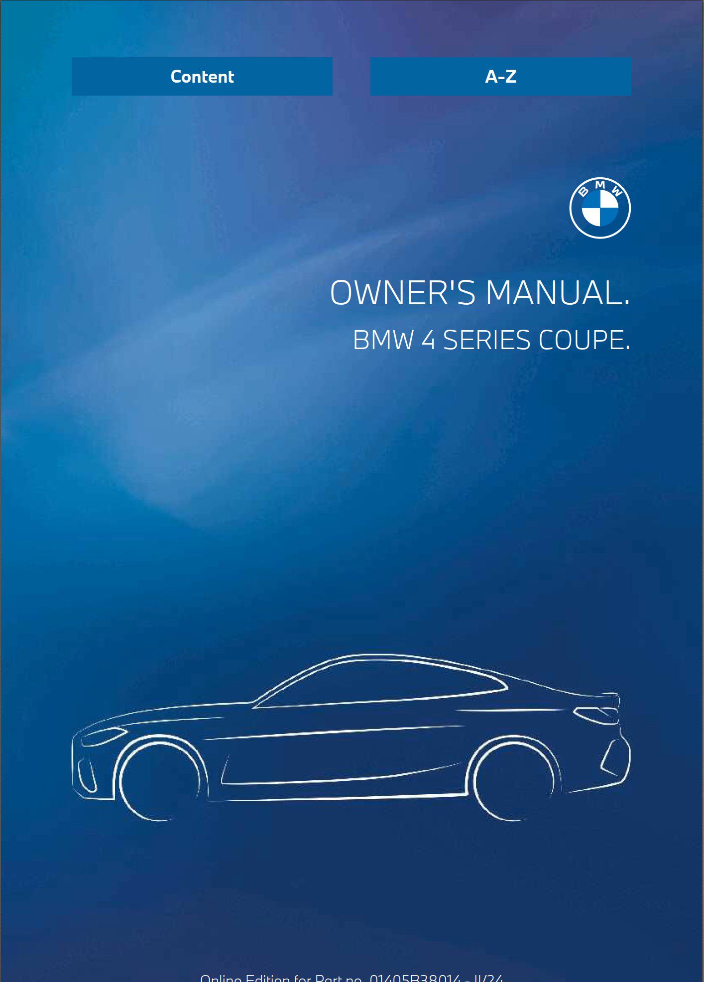 2025 bmw 4 series owner's manual