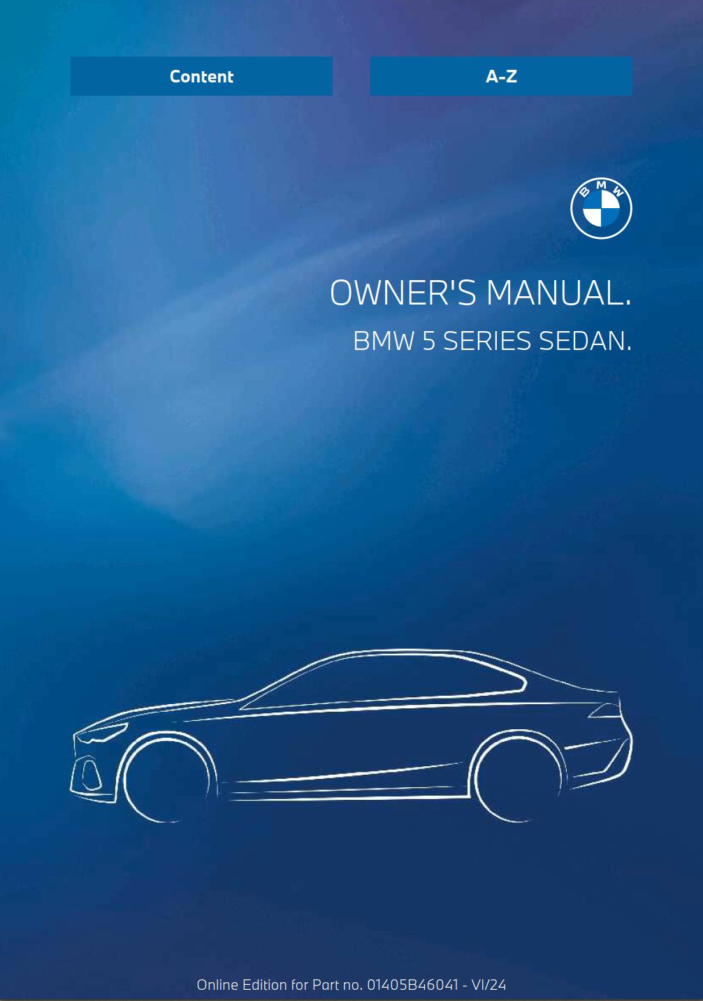 2025 bmw 5 series owner's manual