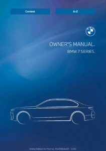 2025 bmw 7 series owner's manual