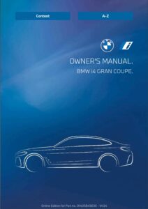 2025 bmw i4 owner's manual