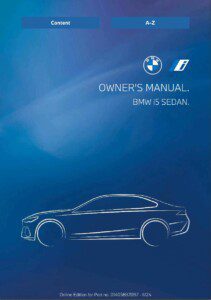 2025 bmw i5 owner's manual