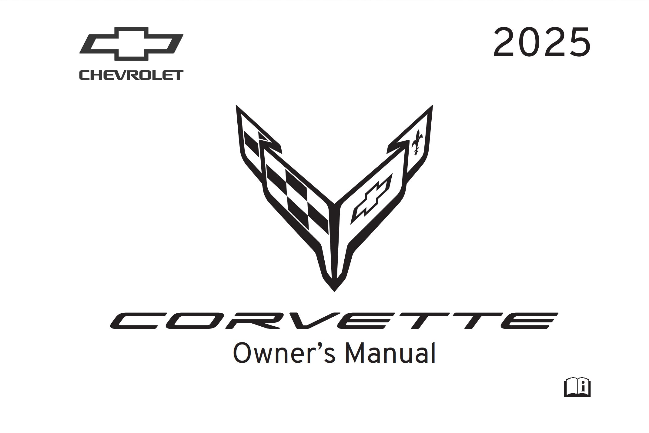 2025 chevrolet corvette owner's manual