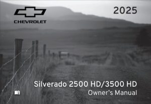 2025 chevrolet silverado owner's manual