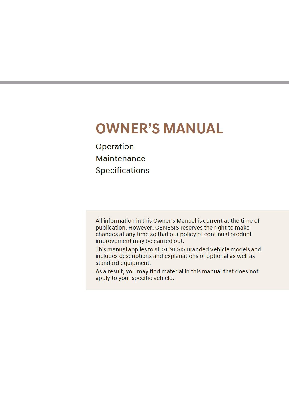 2025 genesis g80 owner's manual