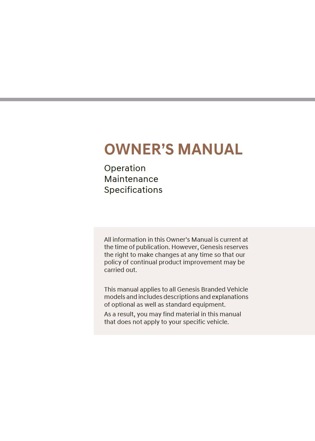 2025 genesis gv80 owner's manual