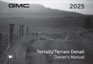 2025 gmc terrain owner's manual