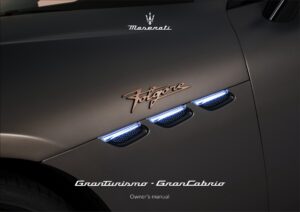 2025 maserati granturismo owner's manual