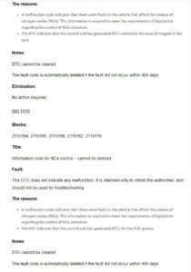 ems scania engine control unit fault code list 50178 65532