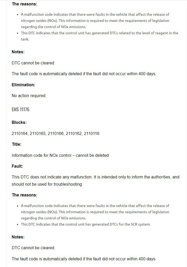 ems scania engine control unit fault code list 50178 65532