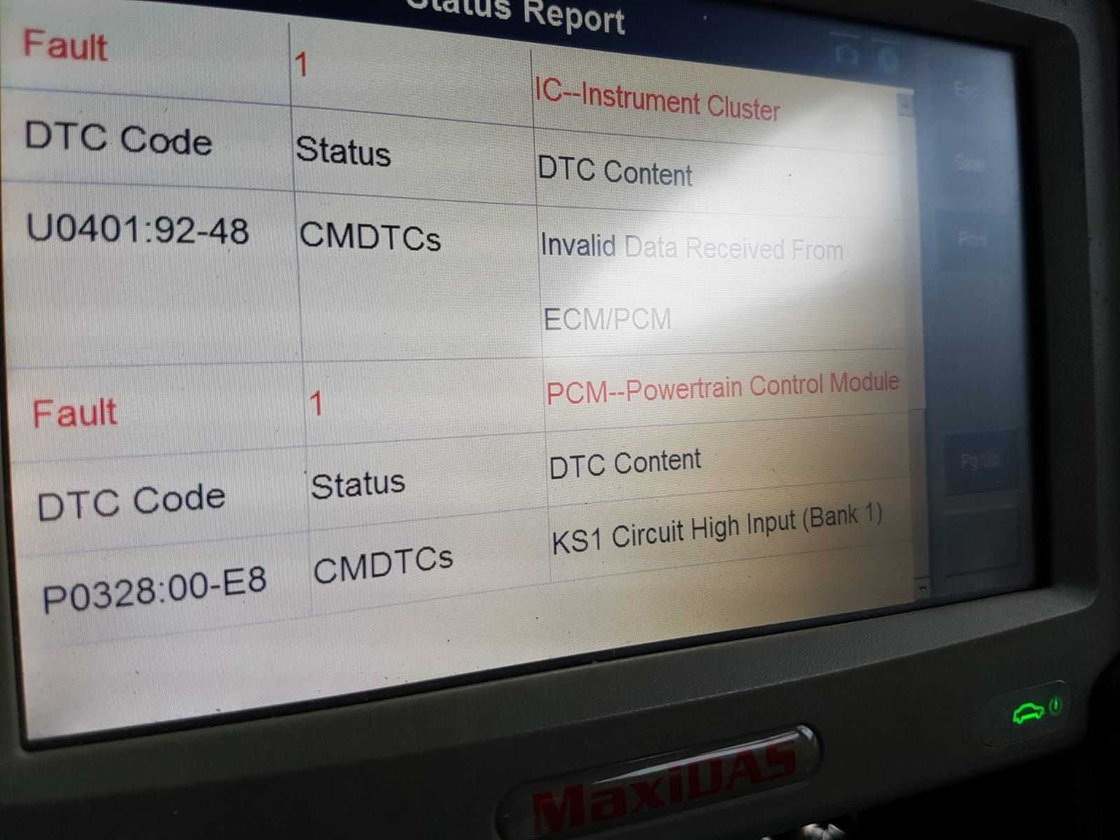 fault codes for mazda dtc