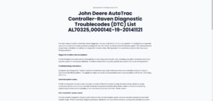 john deere autotrac controller raven diagnostic troublecodes (dtc) list al70325,000014e 19 20141121
