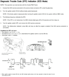 obd obd2 codes for acura 3.2tl (1999 2003)