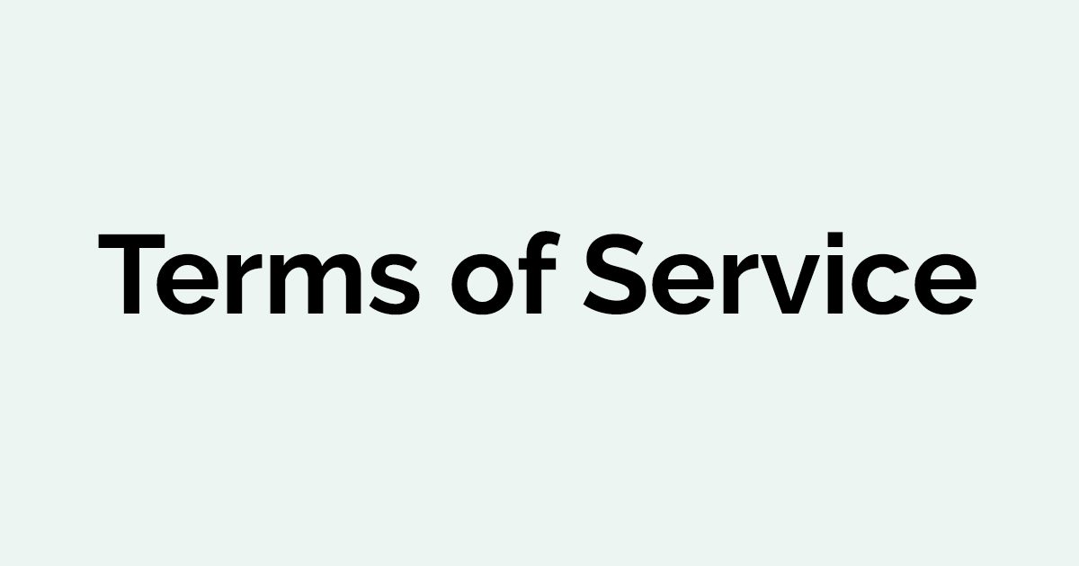 terms of service